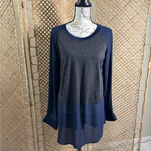 Long sleeve Sheer Tunic